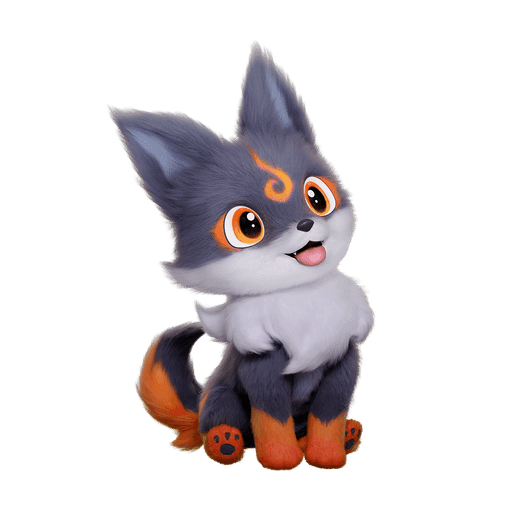 Emberpup Basic Form official artwork