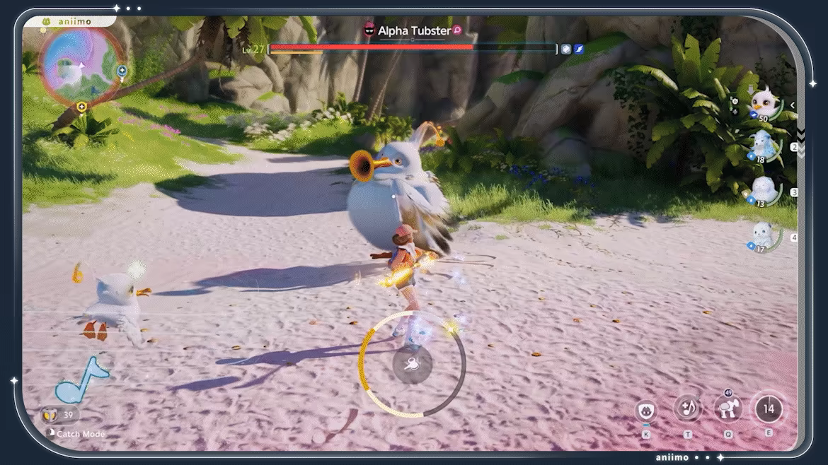 Aniimo Egg Heist real-time encounter in the field